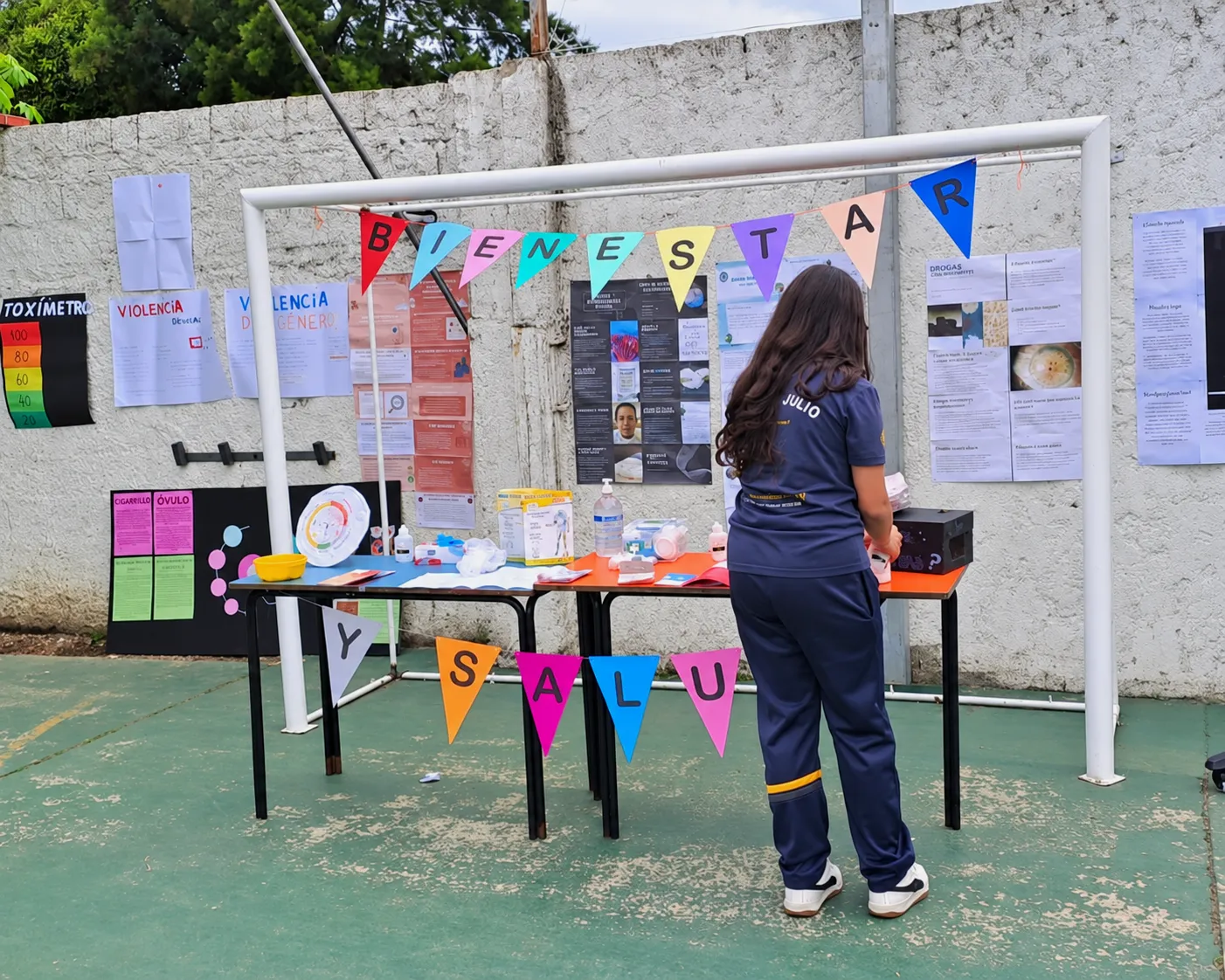 Muestra salud · Secundaria